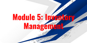 Certified in Planning and Inventory Management Part-1 Module 5 Inventory Management