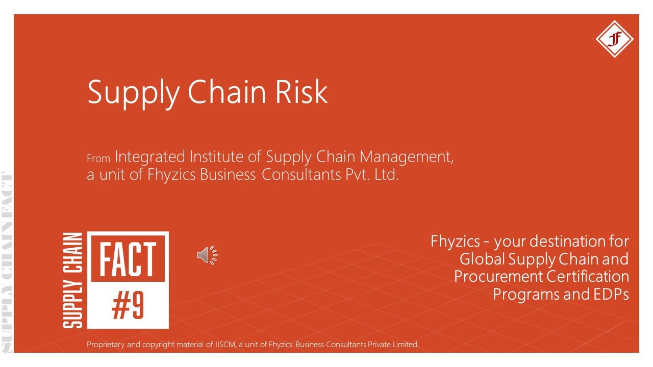 Supply Chain Risk